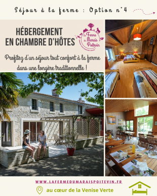 Vacances2025 LaFermeduMaraisPoitevin chambre d'hôtes